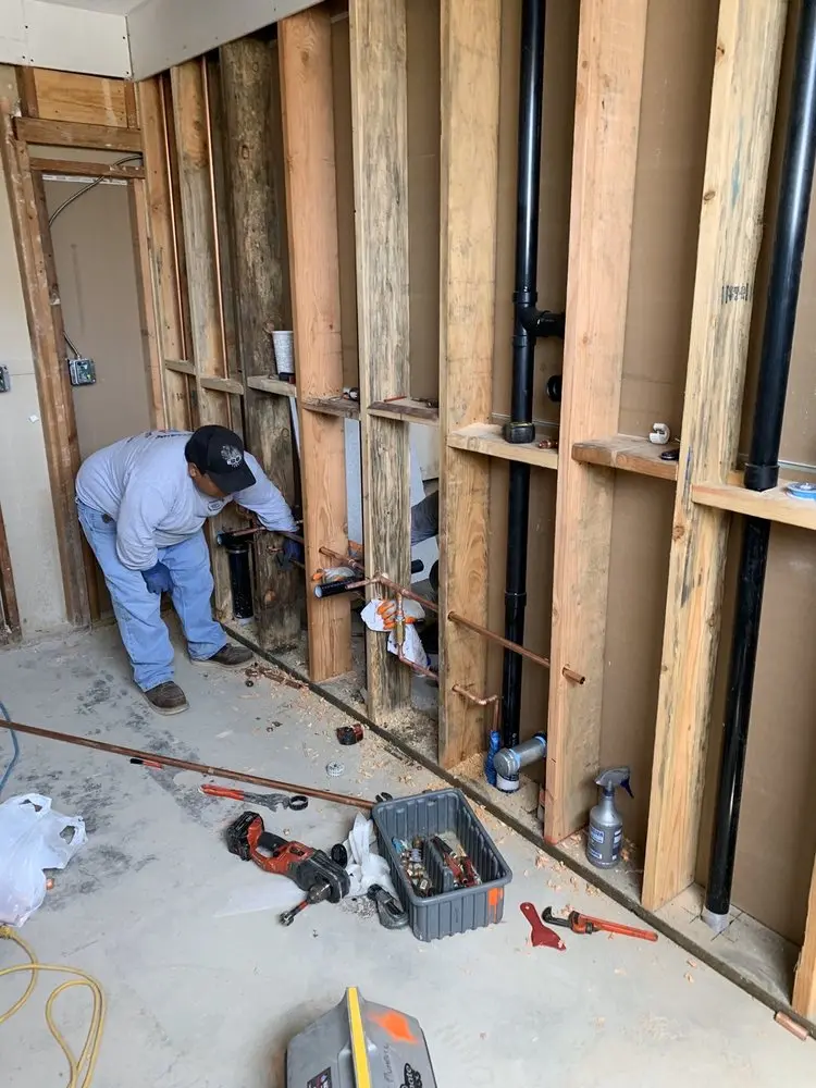 Commercial rough-in plumbing for Water Heater Replacement in Tylersville